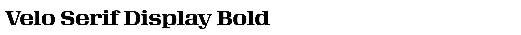 Velo Serif Display Bold image